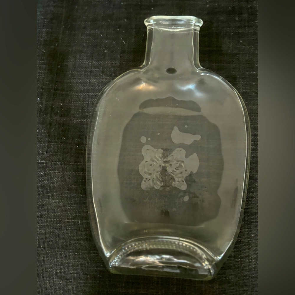 Four Roses “smashed” bourbon bottle